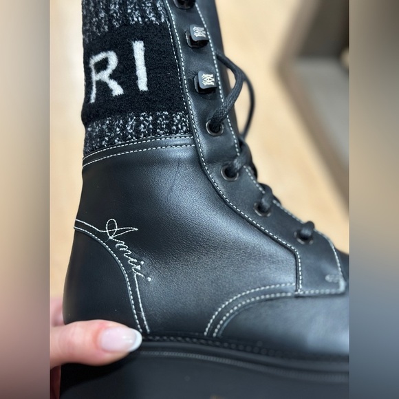 Amiri knit combat boots size 35 new in box - Picture 10 of 10